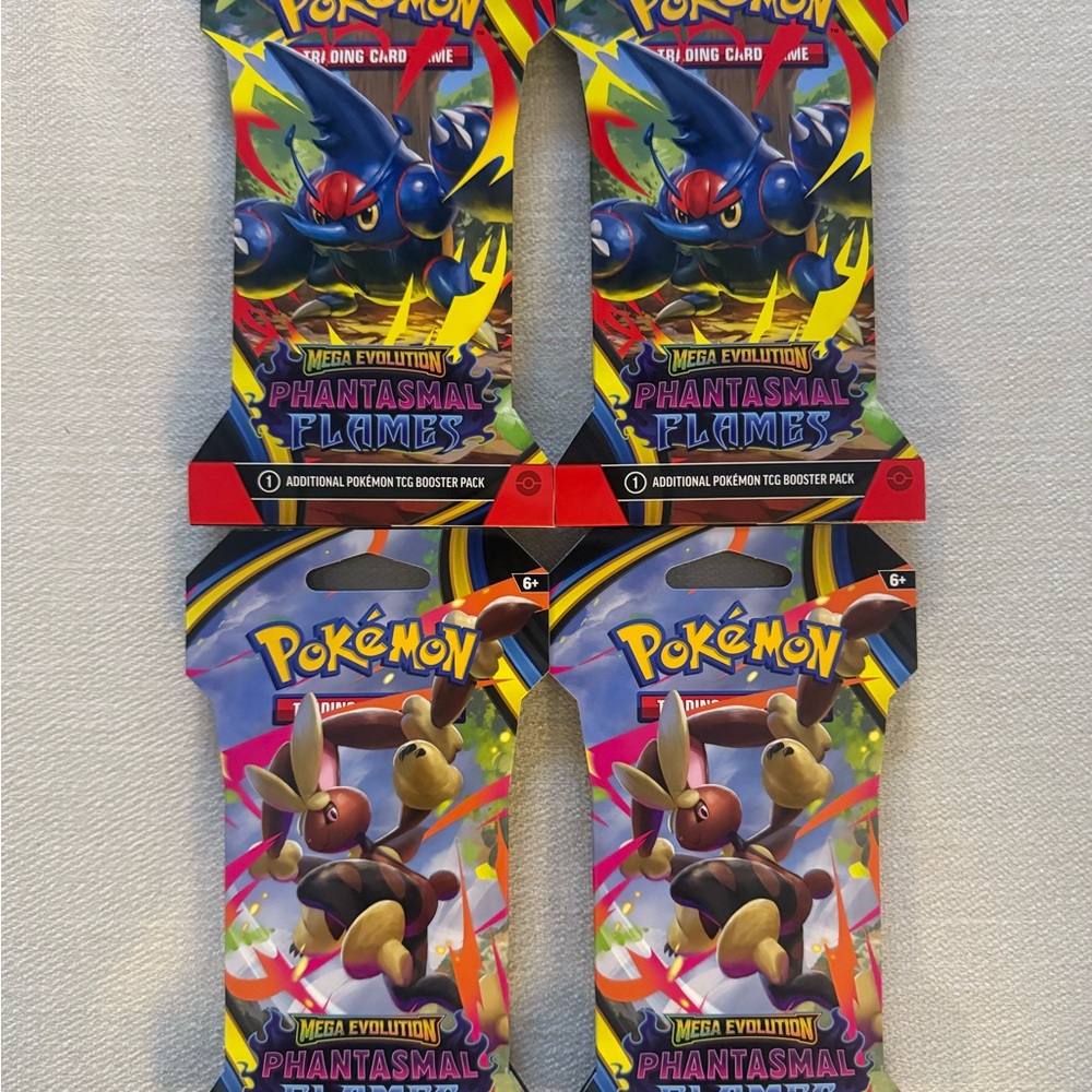 Pokemon Mega Evolution Phantasmal Flames Booster Pack Set